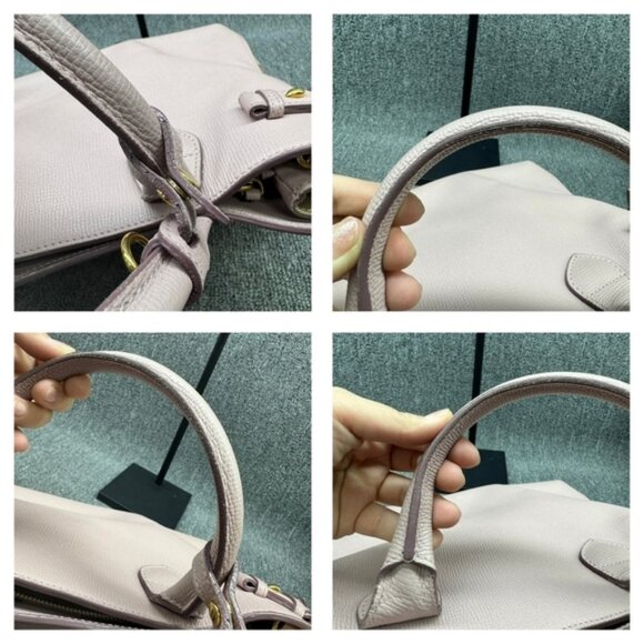 Burberry Banner Leather Satchel Bag 236-122824 - Picture 15 of 16